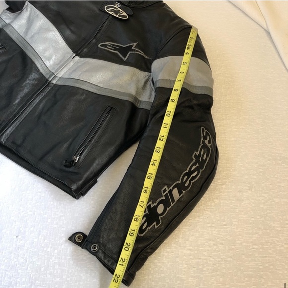 Alpinestars Motorcycle Riding Racing Leather Jacket - Picture 9 of 13